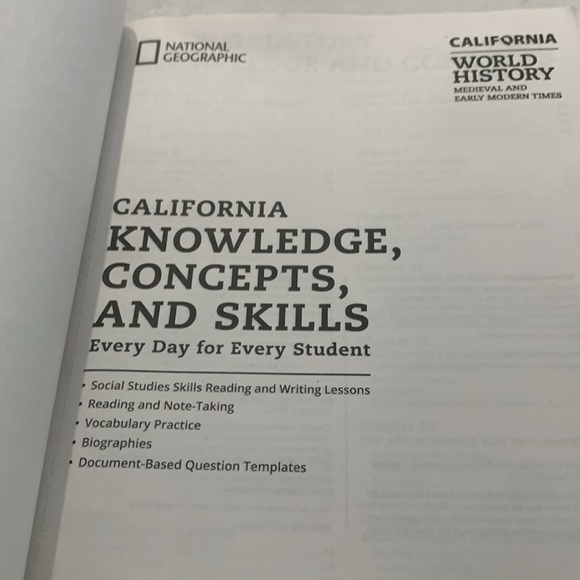 California Knowledge, Concepts, and Skills workbook - Picture 5 of 7
